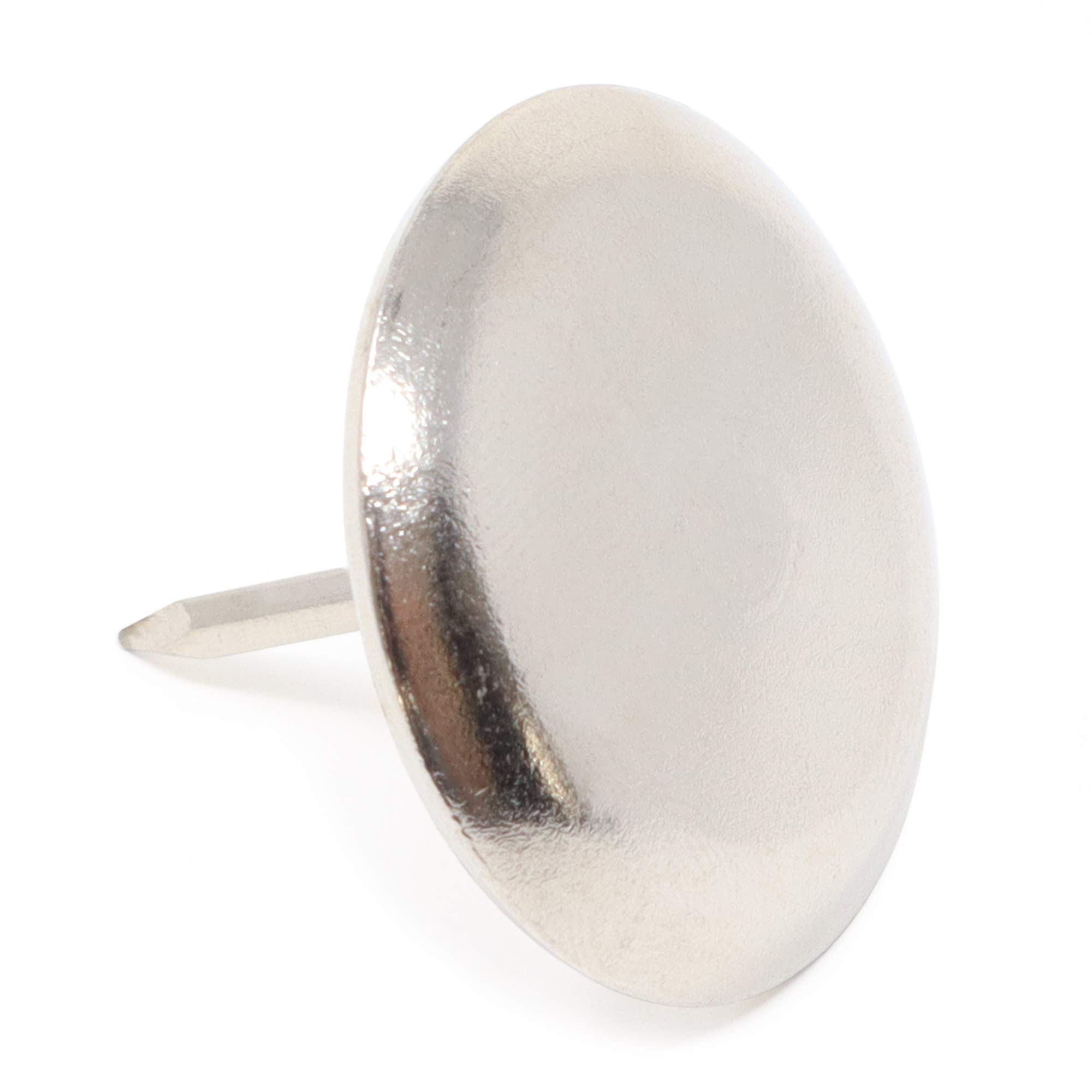 Adsamm MG-N-35-100 MG-N-35 100 x Metal Gliders with Nail 1 38 3 5 cm Silver