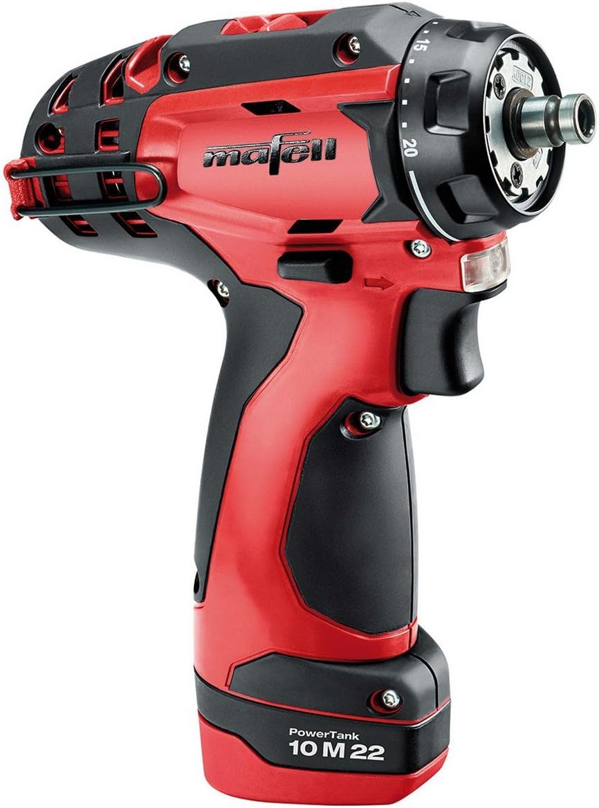 Mafell A10m 10.8v Cordless Drill c/w 2 x batteries + 3 x Chucks