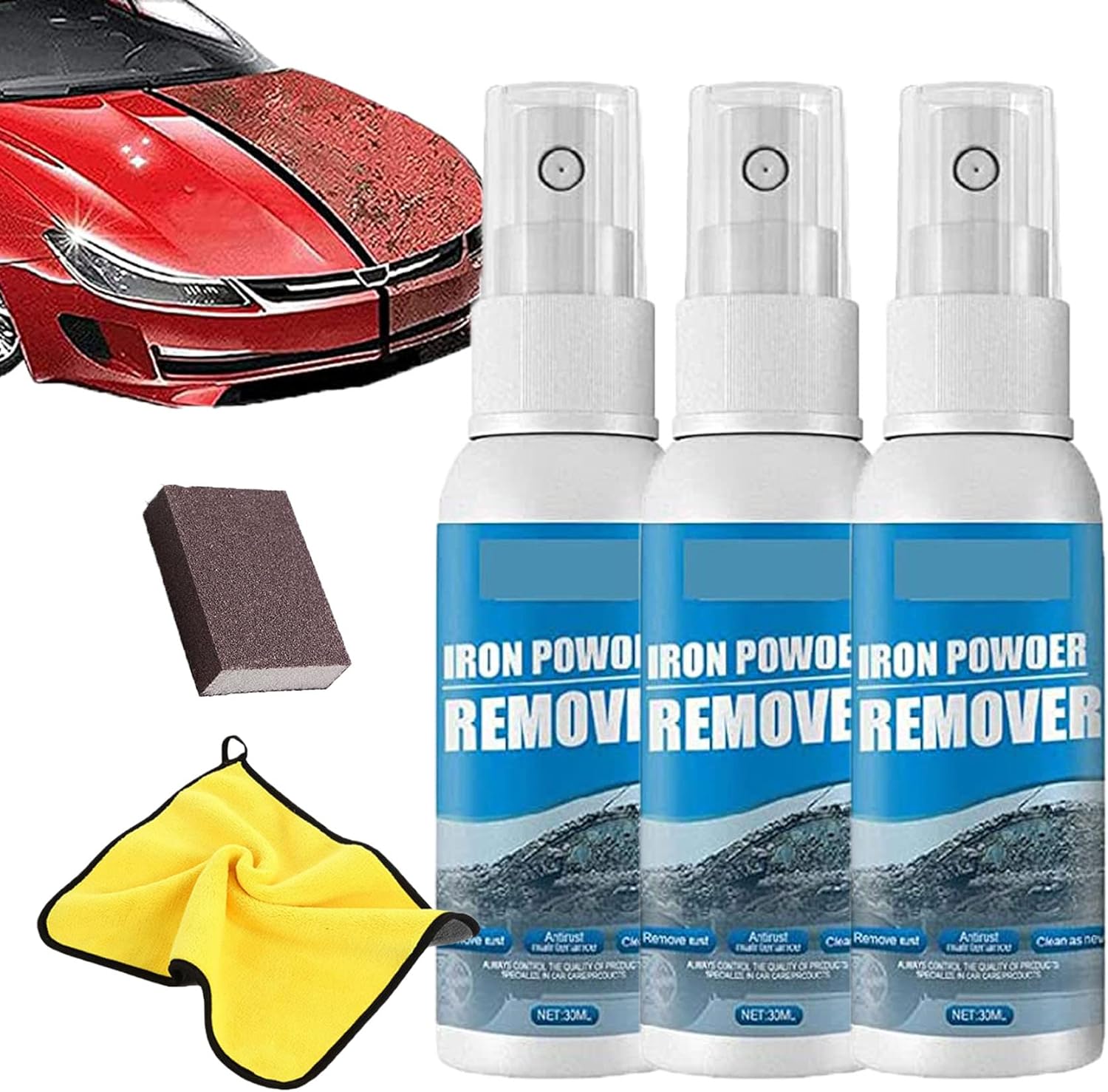 GEOBY Car Rust Removal Spray, Rust Remover for Car, Rust
