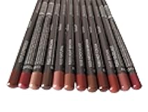 12pc Ultra Fine Lip &Eye Liner Brown Set