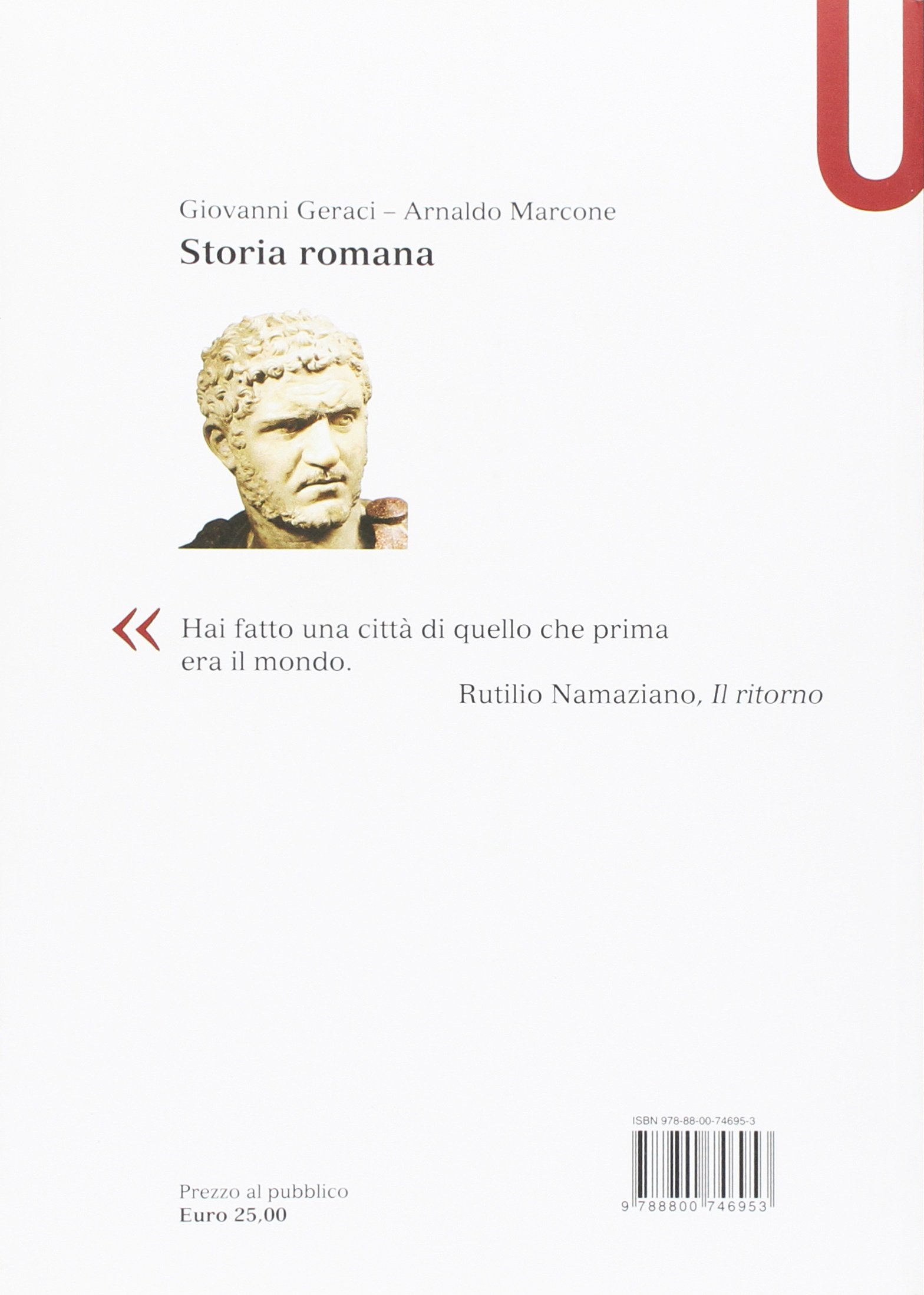 Storia romana: Quarta edizione