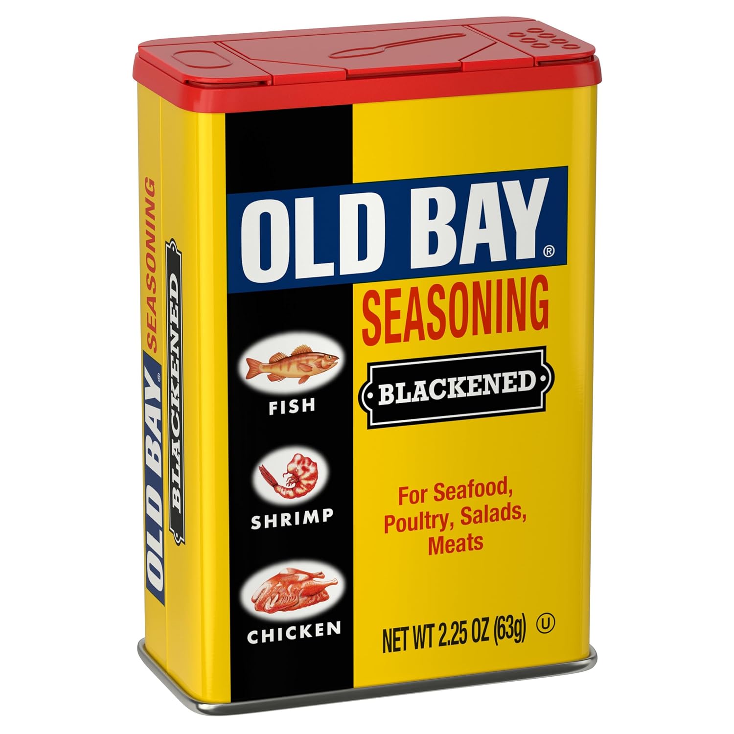 OLD BAY Blackened Seasoning, 2.25 oz (Pack of 12)
