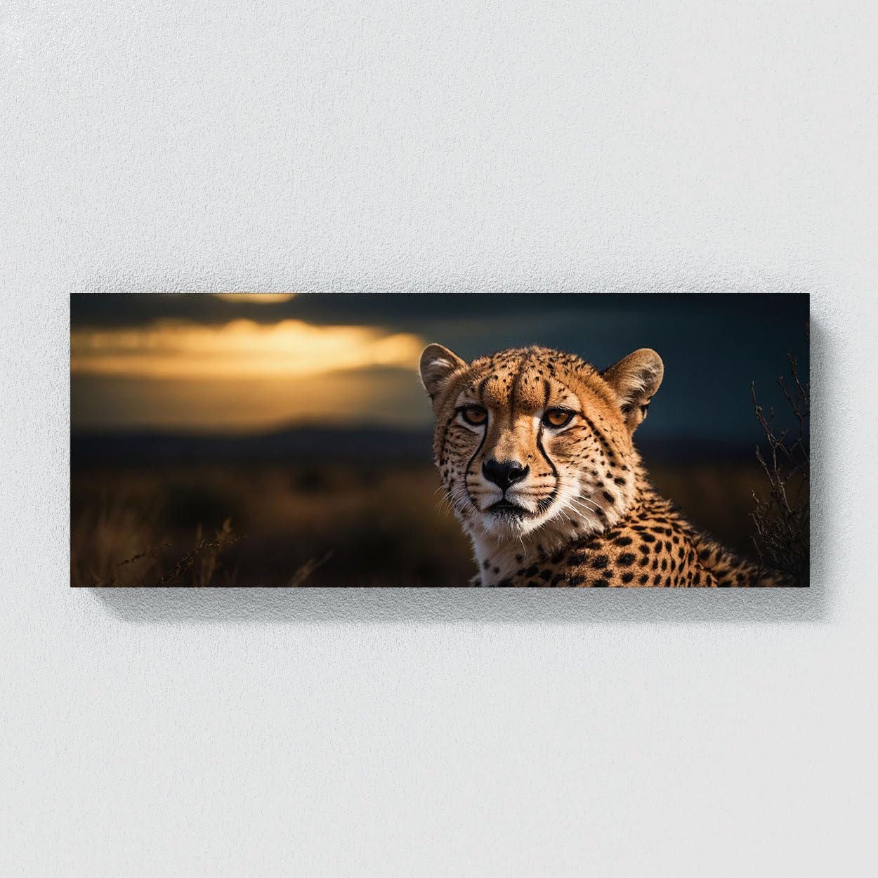 Amazon.com: Sense Canvas Cheetah Silent Surveillance 81 Canvas Art