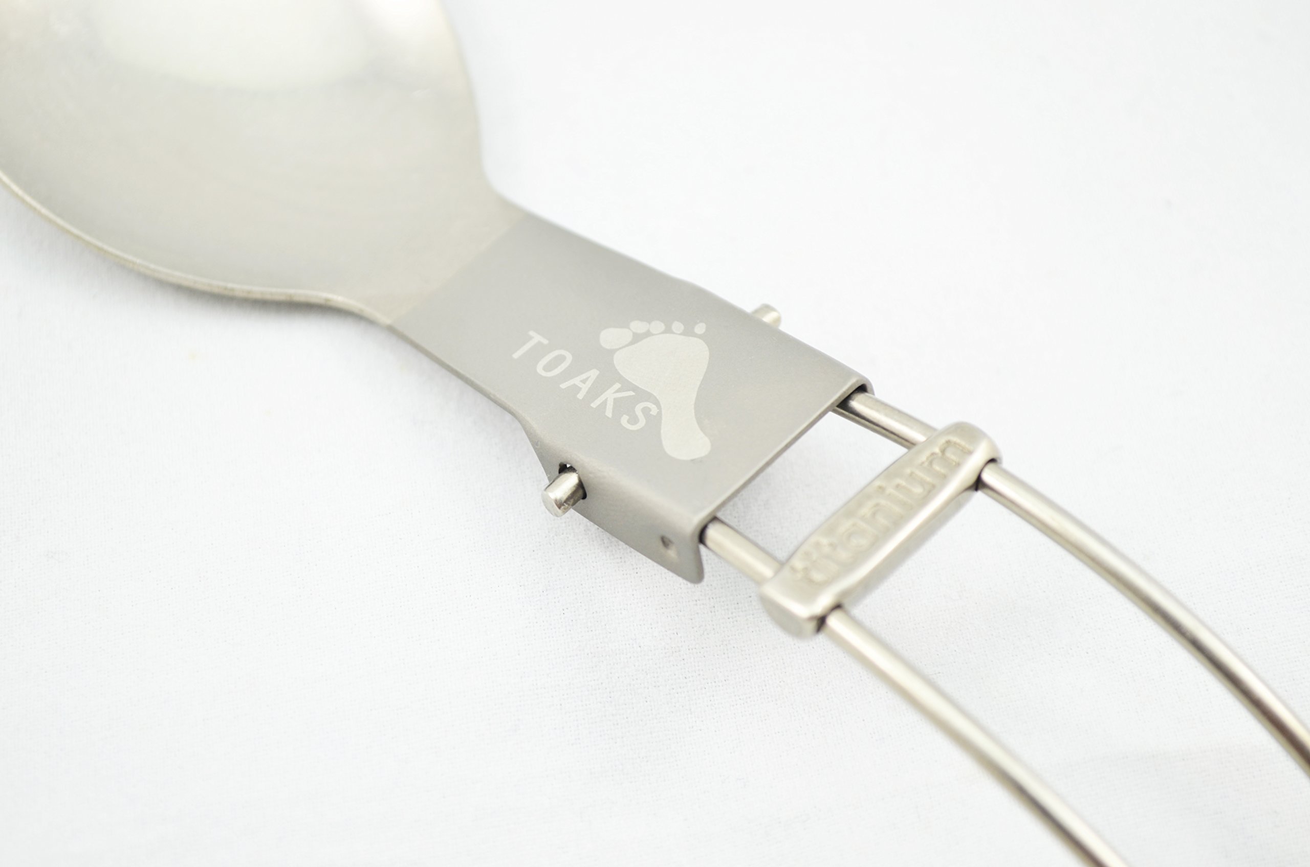 TOAKS Titanium Folding Spork by (SLV-06)