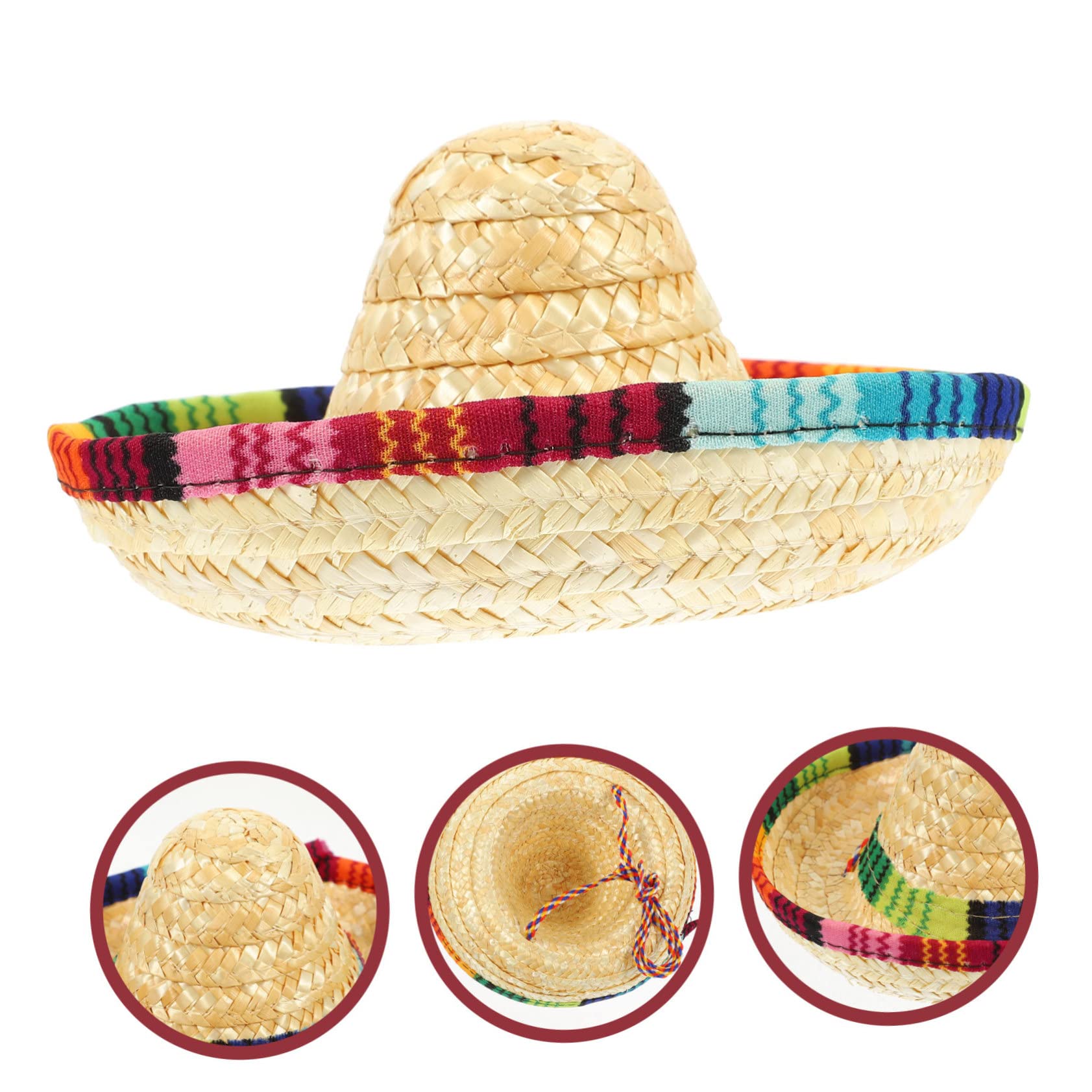 Toyvian 10 Cappelli Di Ricambio Per Bambole Leggeri E Adorabili Accessori Per Feste Per Animali Domestici