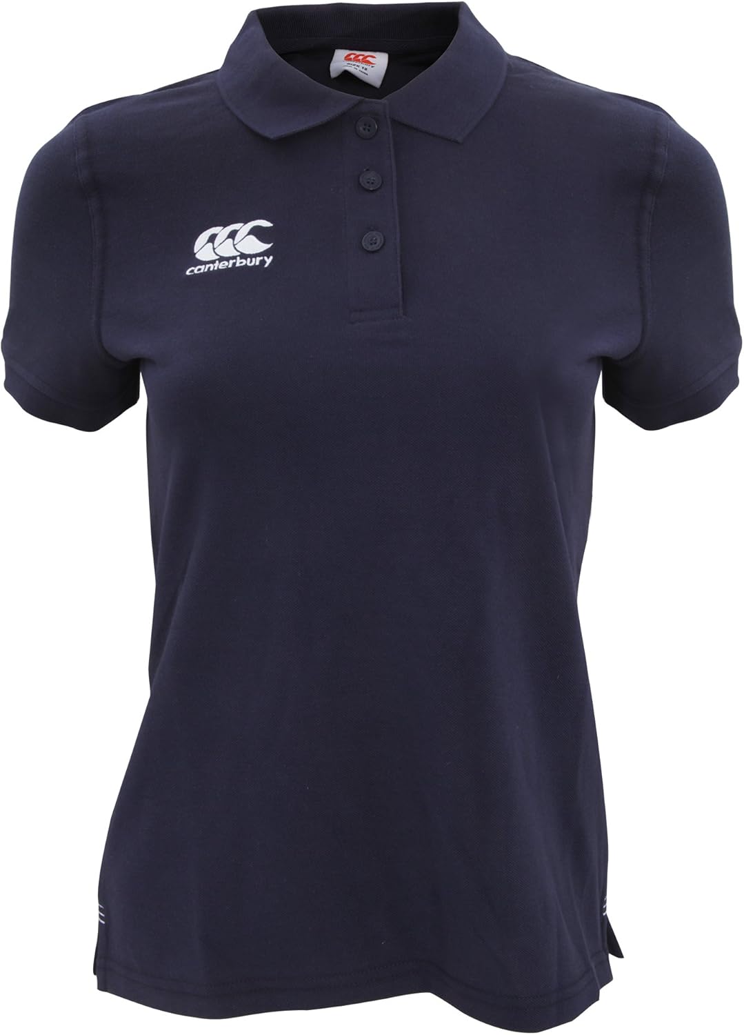 [カンタベリー] レディース ワイマック 半袖ポロシャツ ピケポロ カジュアル トップス 夏 定番 (8 UK) (ホワイト)