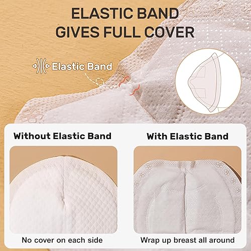 Miniatura 3 de NCVI Almohadillas de lactancia desechables, súper absorbentes y se mantienen secas, almohadillas para el pecho para fugas de leche, almohadillas