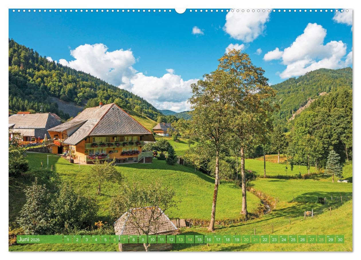 Schwarzwald - Märchenwald (hochwertiger Premium Wandkalender 2026 DIN A2 quer), Kunstdruck in Hochglanz: Der Schwarzwald: Naturparadies und Naherholungsgebiet (CALVENDO Orte)