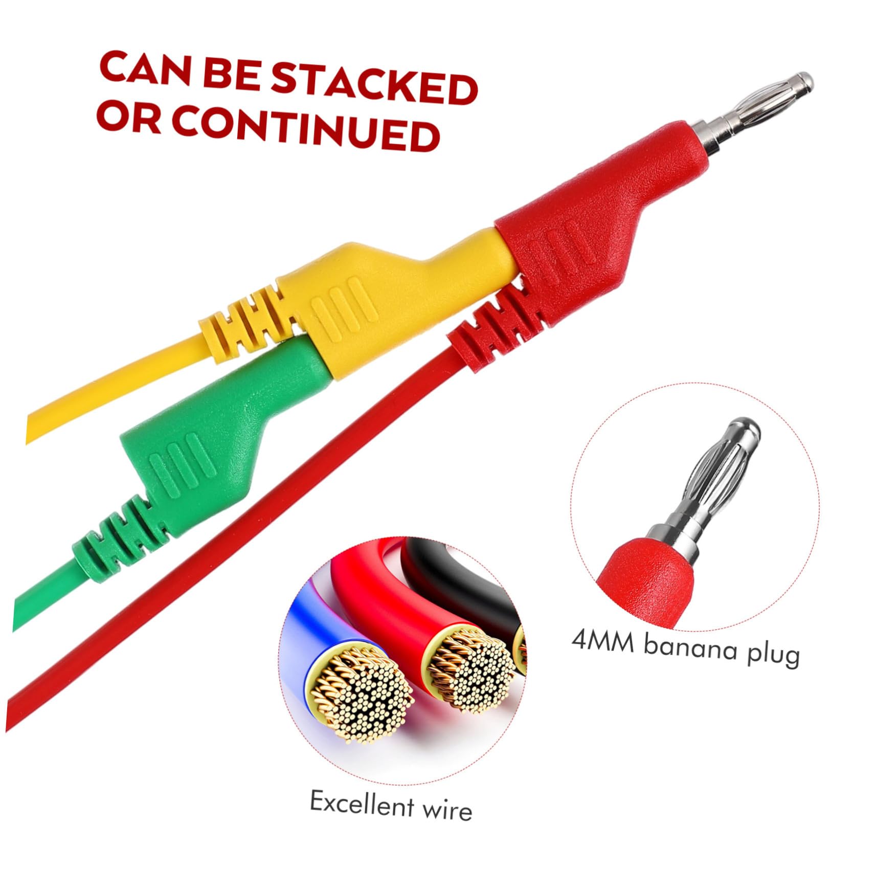 Kit Puntali per Multimetro con Test Probe Isolante Utensili per Test Elettrici e Misurazioni Professionali