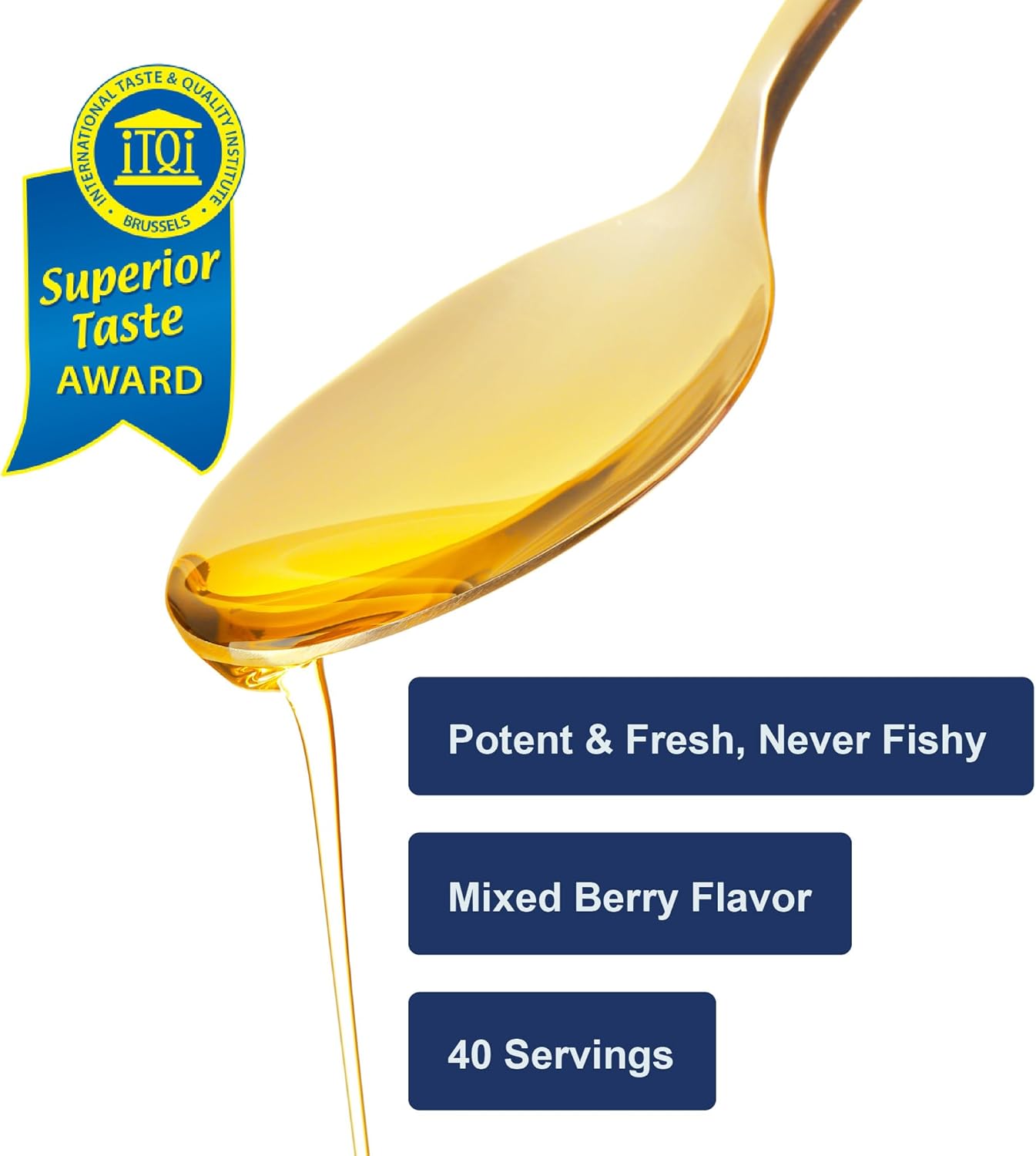 Carlson - The Very Finest Fish Oil 1600 mg Omega-3s Fatty Acids, EPA DHA & DPA Liquid Fish Oil Supplement, Norwegian Wild-Caught, Sustainably Sourced, Mixed Berry, 200 mL (6.7 Fl Oz)