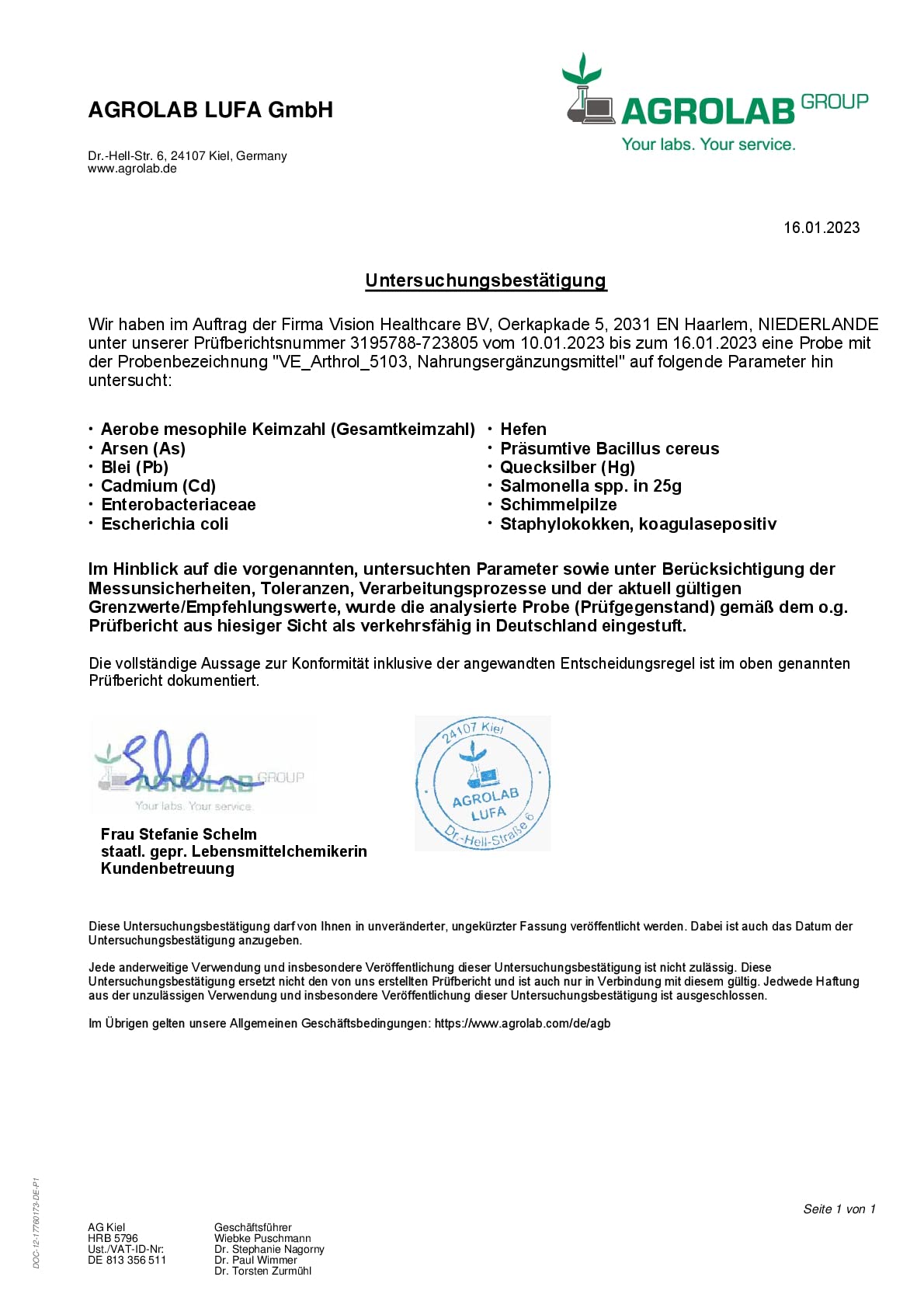 ARTHROL Gelenkkapseln Hochdosiert mit MSM, Kollagen, Glucosamin, Hyaluron ohne Zusatzstoffe, 180 Kapseln, Gelenkschmerzen, Knorpelaufbau, Aminosäuren I Vitality Nutritionals by VitaminExpress