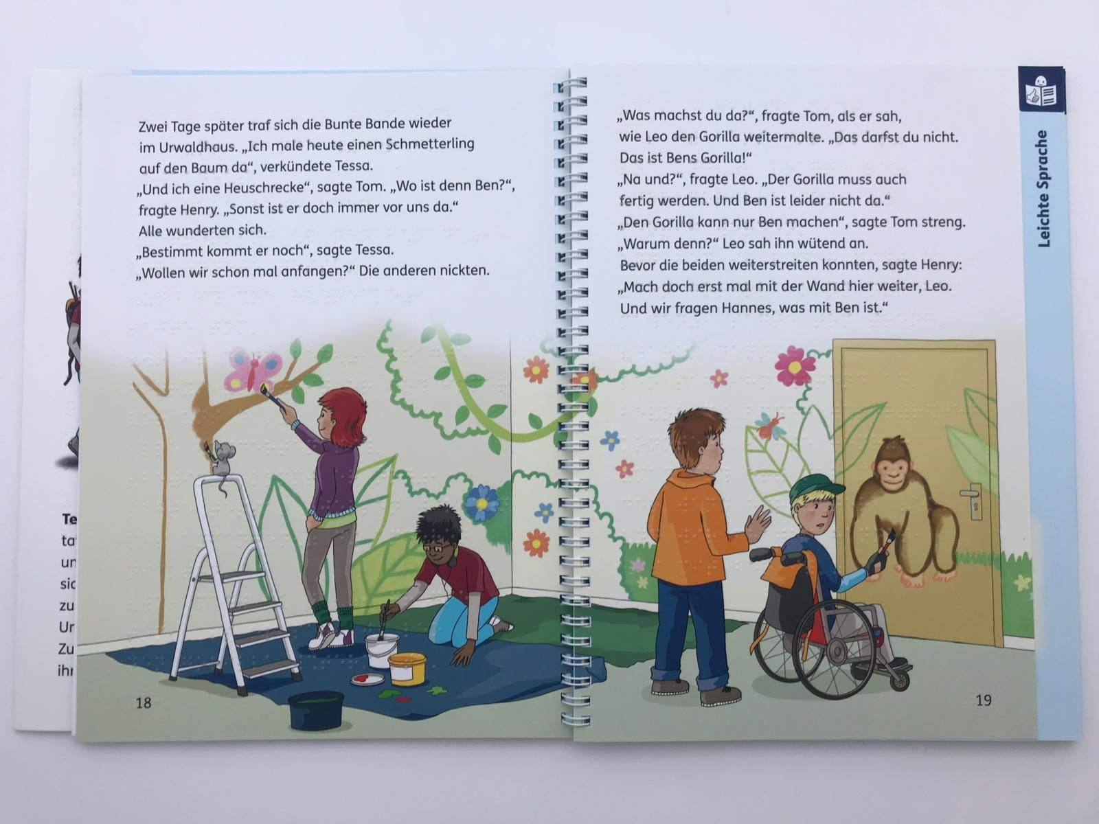 Die Bunte Bande - Das gestohlene Fahrrad. Ein inklusives Kinderbuch auch in Braille-Schrift und Leichter Sprache: gemeinsam mit Aktion Mensch (LESEMAUS zum Lesenlernen Sonderbände)