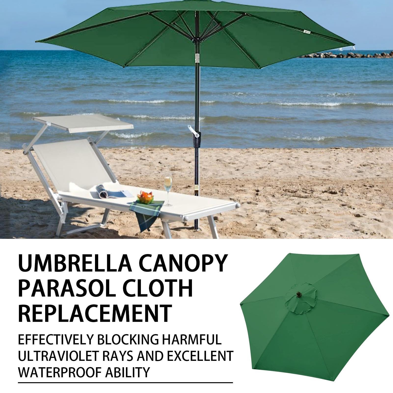 Top Ombrello Protezione UV - Copertura Tintura Del Baldacchino Del