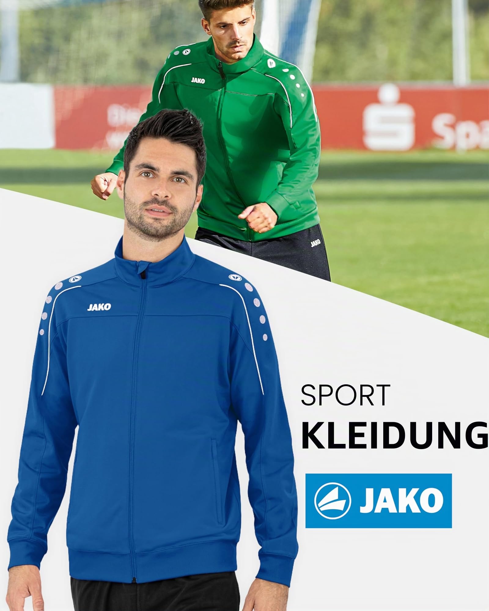 JAKO Polyester Classico Trainingsanzug - Moderner Sportanzug 100% Polyester, Strapazierfähig & schnelltrocknend, Jogginganzug mit optimaler Passform