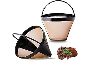 KEEPOW Reusable Cone Coffee Filters #4