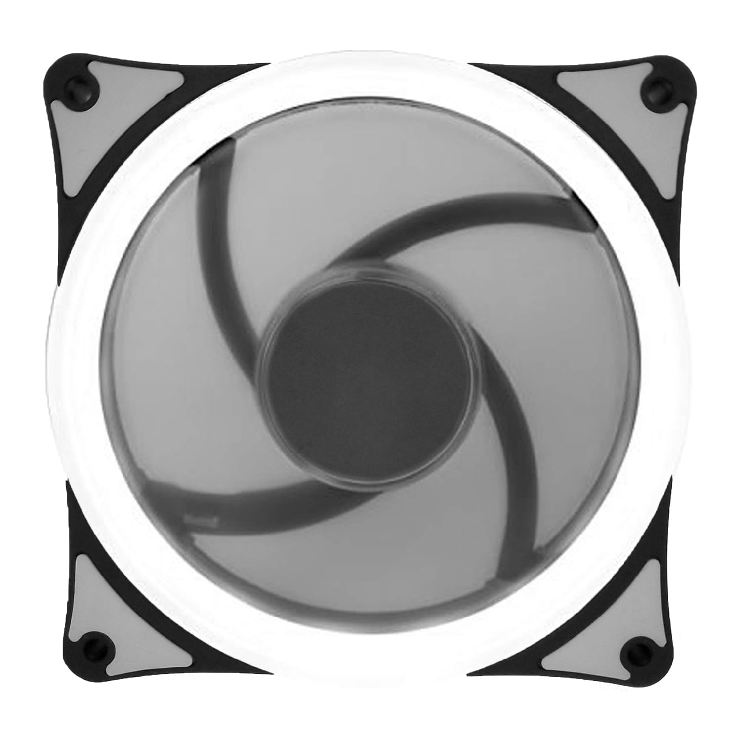 [5Pack] SniperMod 120mm 12cm LED Ring Computer Silent Fan