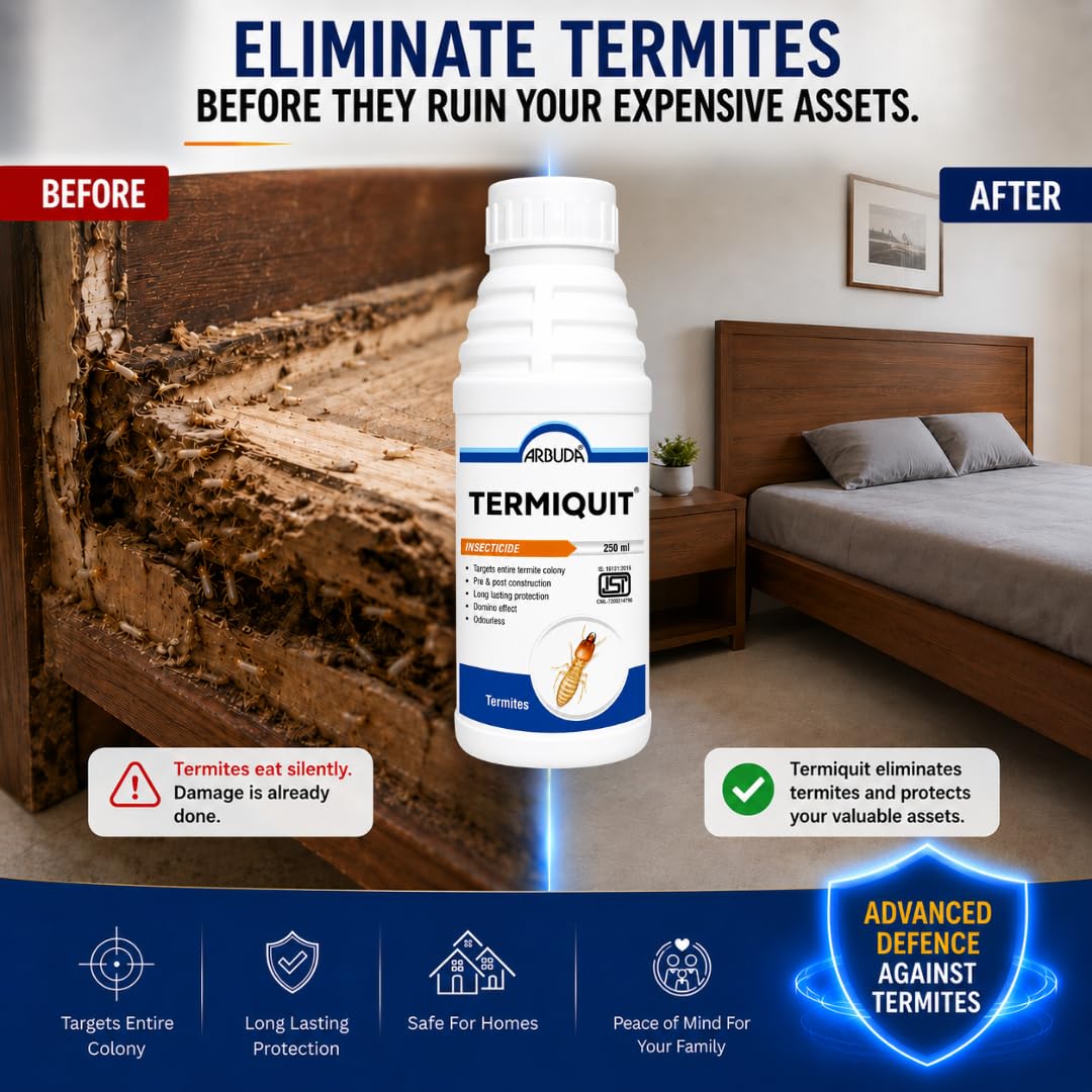 Arbuda Termite Killer - Odorless & Long-Lasting -5 Arbuda Termite Killer - Odorless & Long-Lasting -5