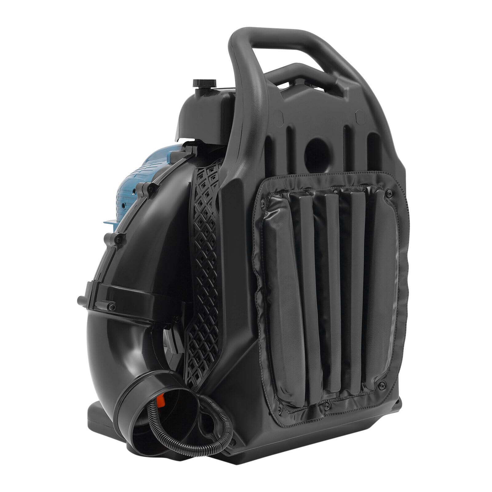 Ventola zaino soffiatore, potente bolle e basso consumo di carburante a gas soffiatore a foglia, ventilatore cordless 75.6cc per yard, giardino, cura del prato e pulizia della strada
