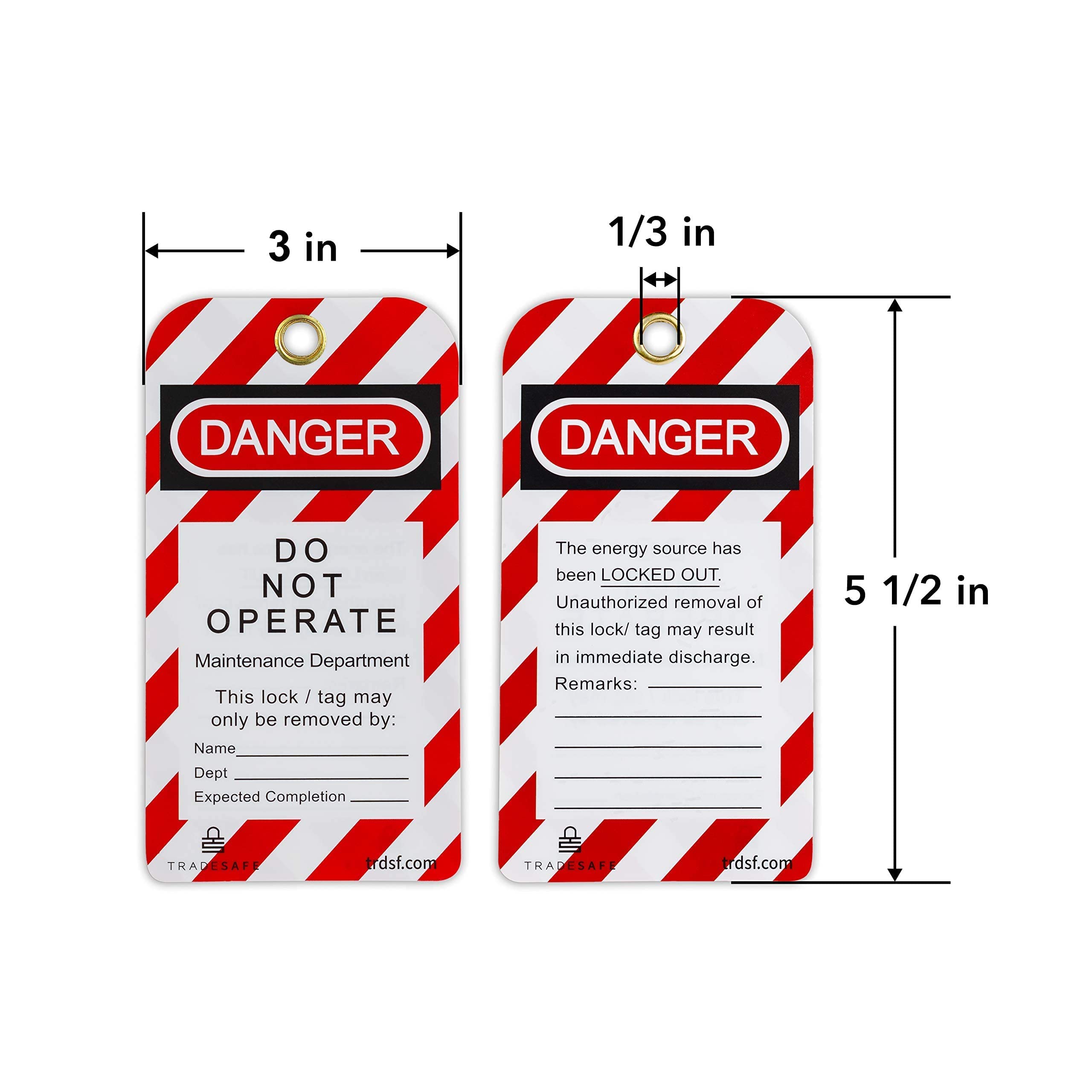 TRADESAFE Electrical Lockout Tagout Kit Hasps, Clamp on and Universal