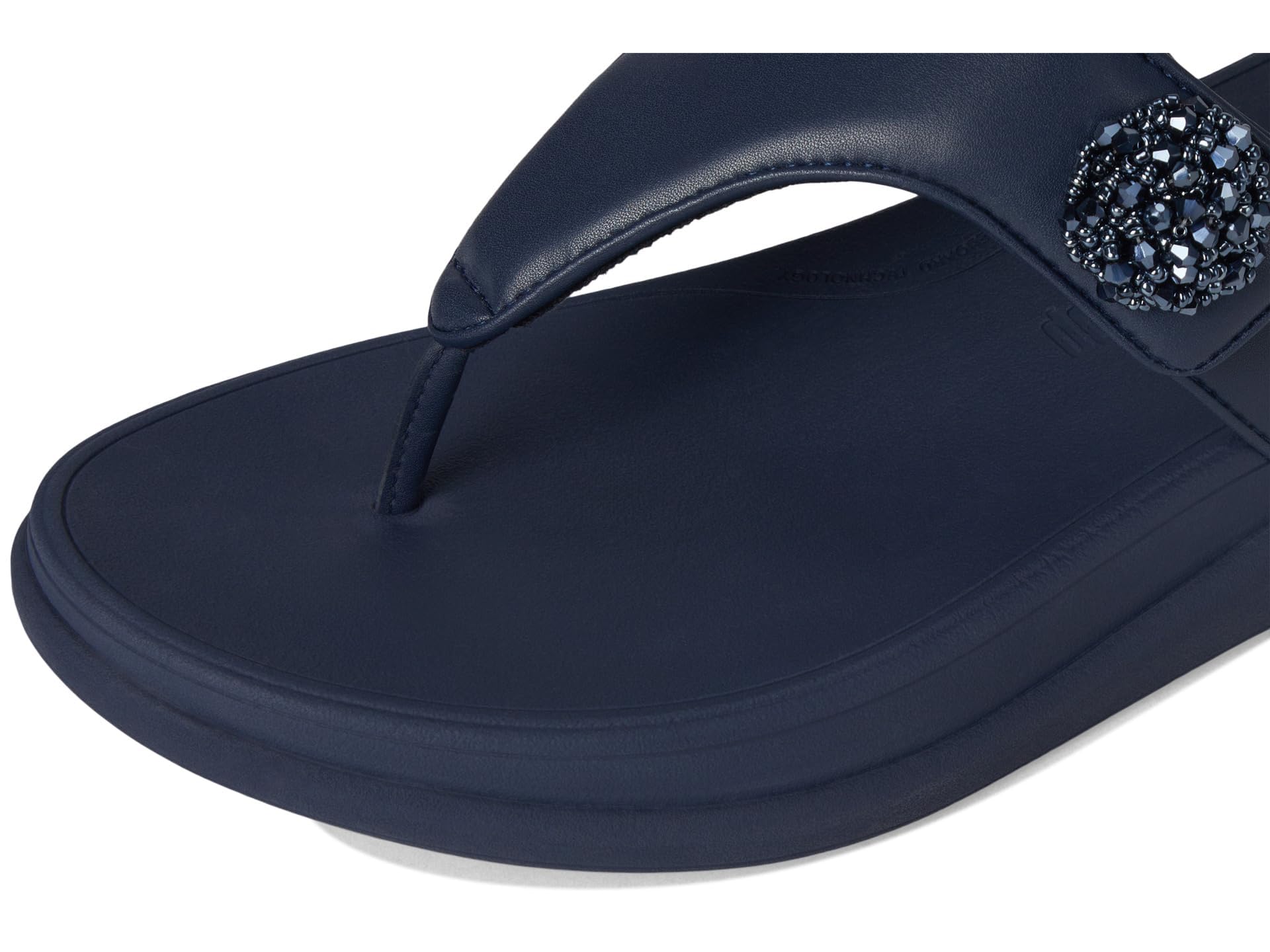 Fitflop Damen F-mode Go Beadie-button Adj. Flatform T/P SandalsSandale