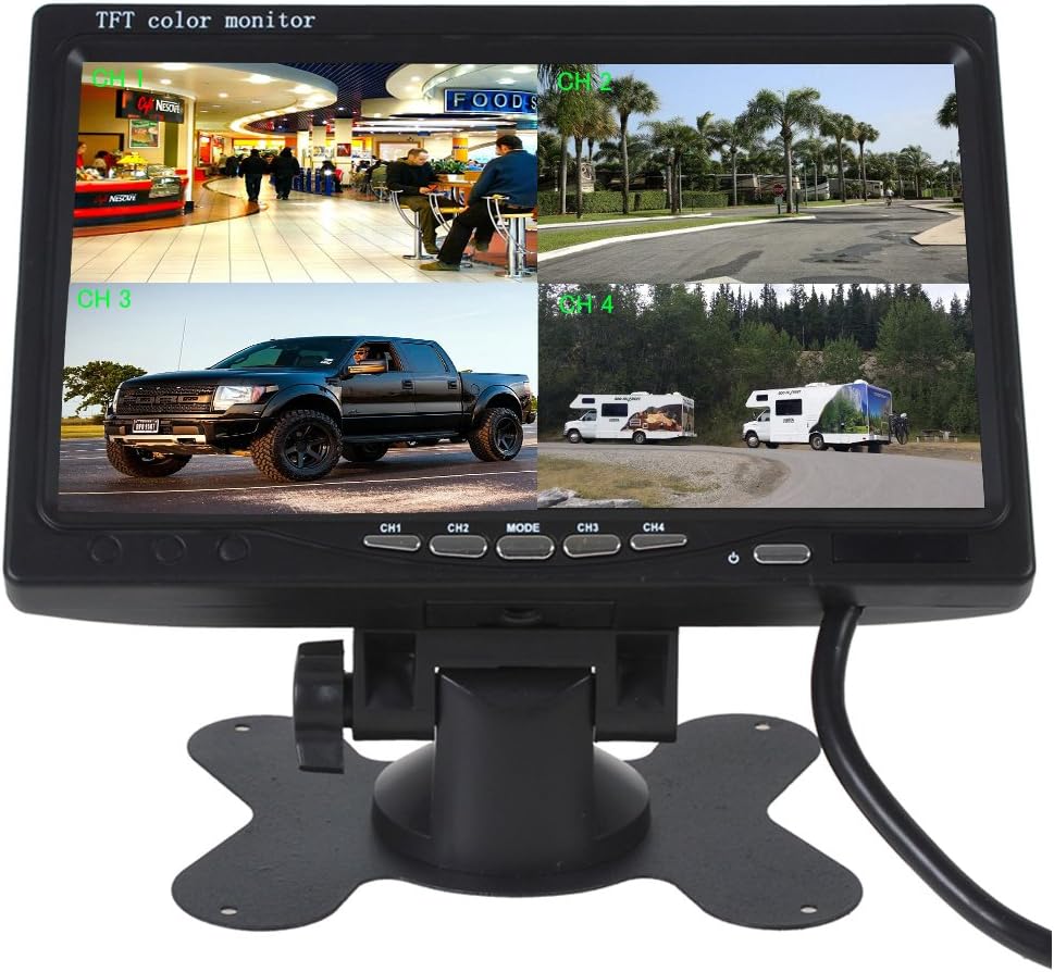 Amazon.co.jp Camecho TruckバックアップカメラHeavy Duty 18 LED IRナイトビジョン防水カーリア