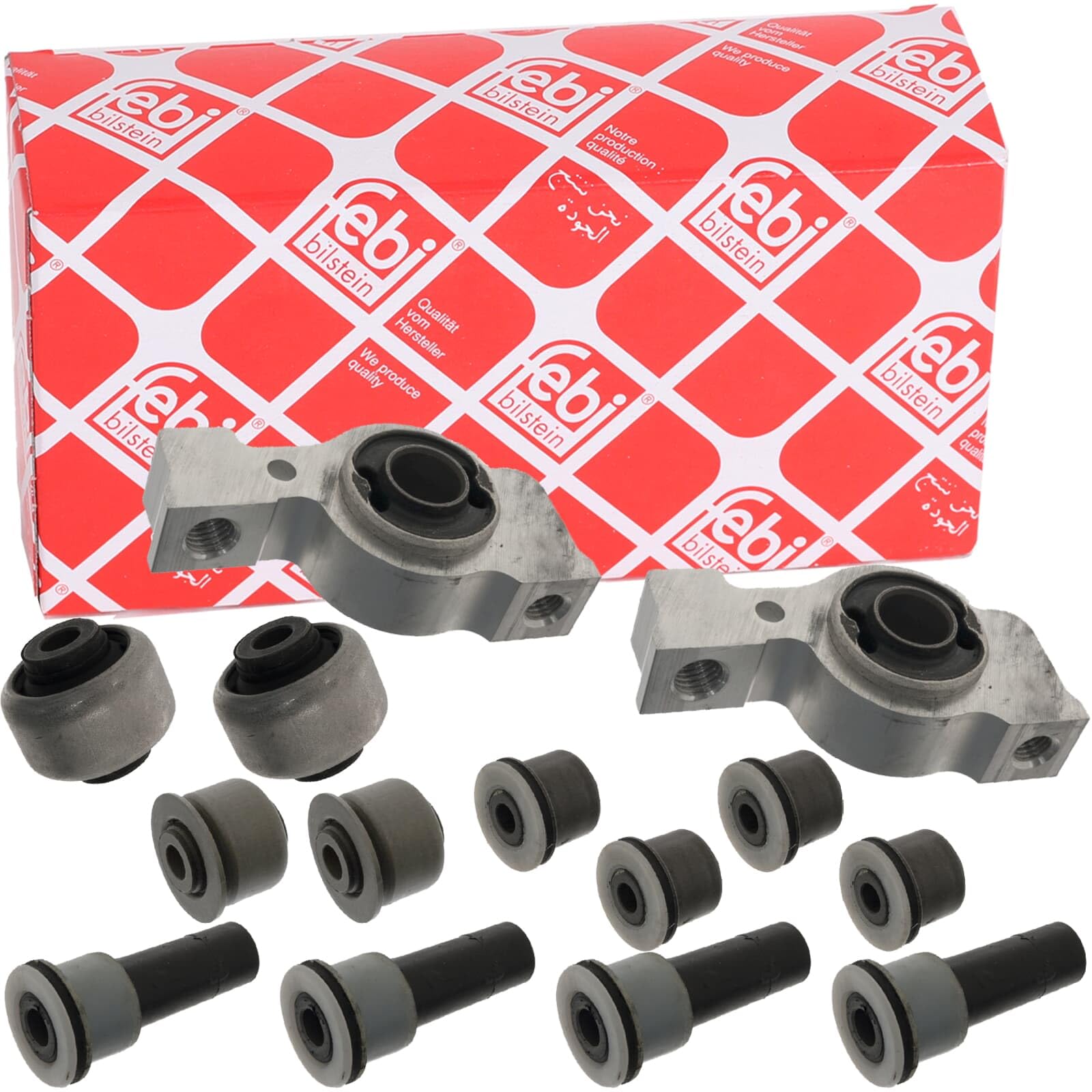 Wishbone / Control / Trailing Arm Bush fits PEUGEOT 407 6C, 6D, 6E 2004 on Febi