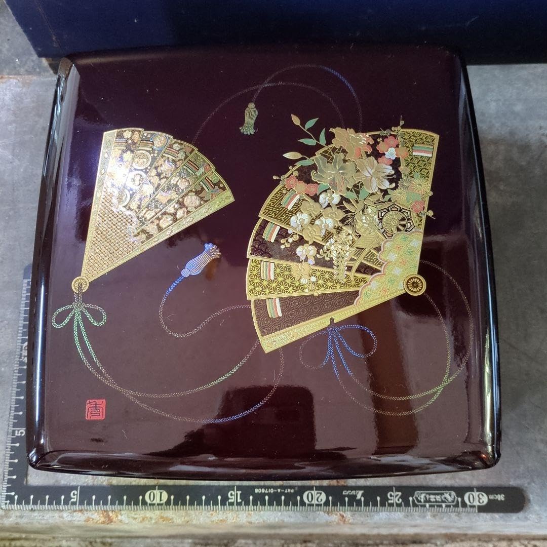 彩華［桜］扇袋セット【婦人扇子】 - 京扇子の老舗｜ギフト 扇子の山二｜京都・五条烏丸 扇子と花のデザイ 重 二段