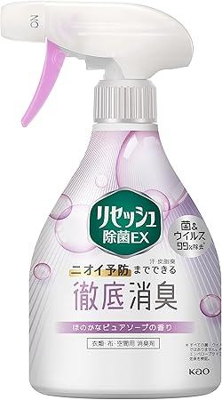 Amazon リセッシュ 除菌ex 消臭芳香剤 液体 ピュアソープの香り 本体 370ml リセッシュ ドラッグストア