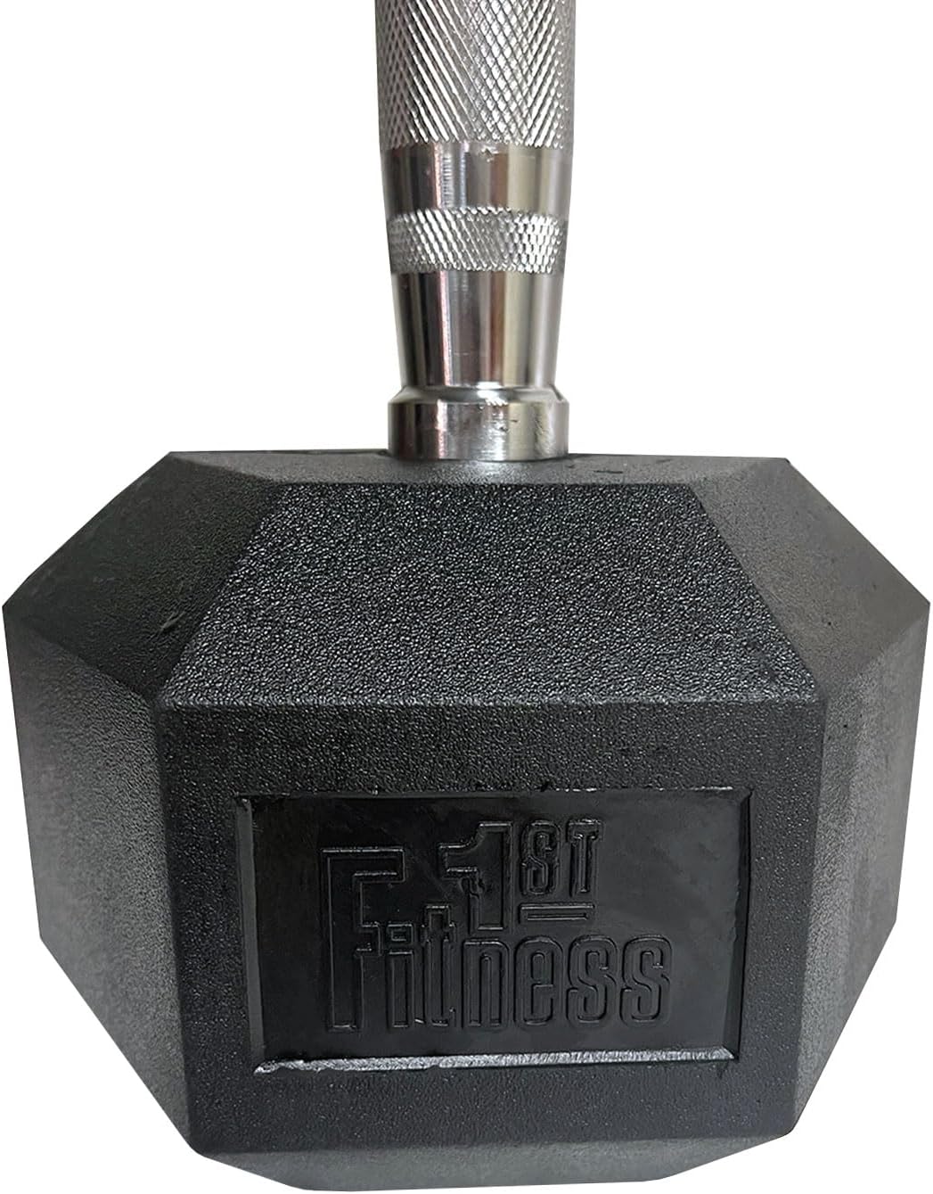 Fitness First Rubber Hex Dumbbell Pairs, 100 lbs