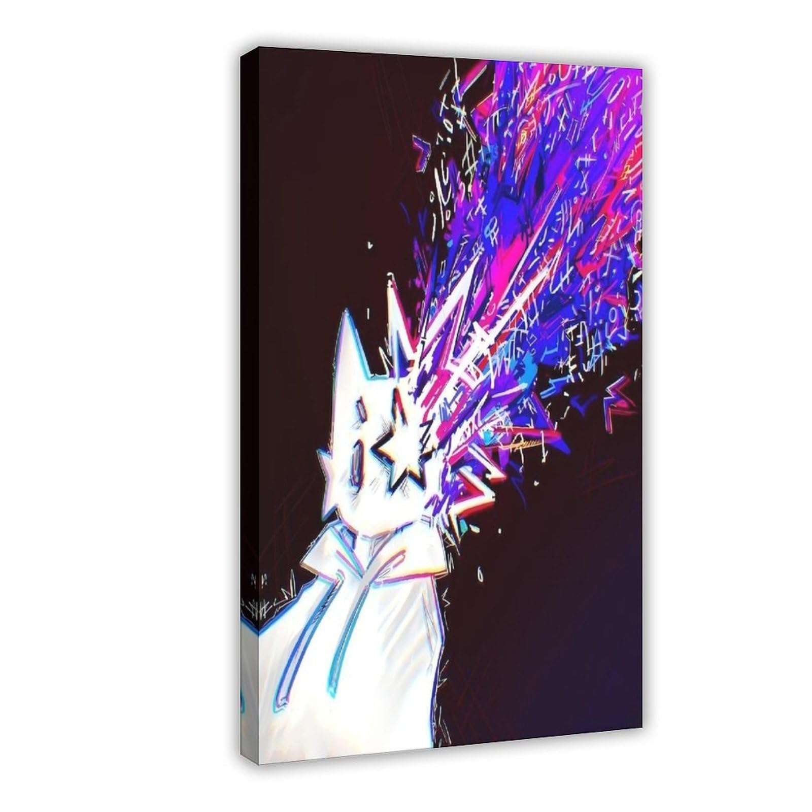 Bareronor Brain Explosion Abstract Cat Canvas Poster Bedroom Decor Landscape Office Room Decor Gift 24" L X 36" W