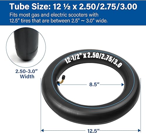 Miniatura 2 de Tubo interior de 12.5x2.75, 12.5x3.0, 12.5x2.5 para Razor Dirt Rocket MX350 MX400, X-Treme X-560, eZip E-500 E-750 E-900 E-1000