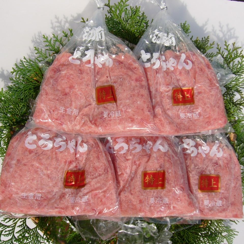 Amazon.co.jp: 【冷蔵】とろちゃん 1kg(500g×2パック) ネギトロ まぐろ