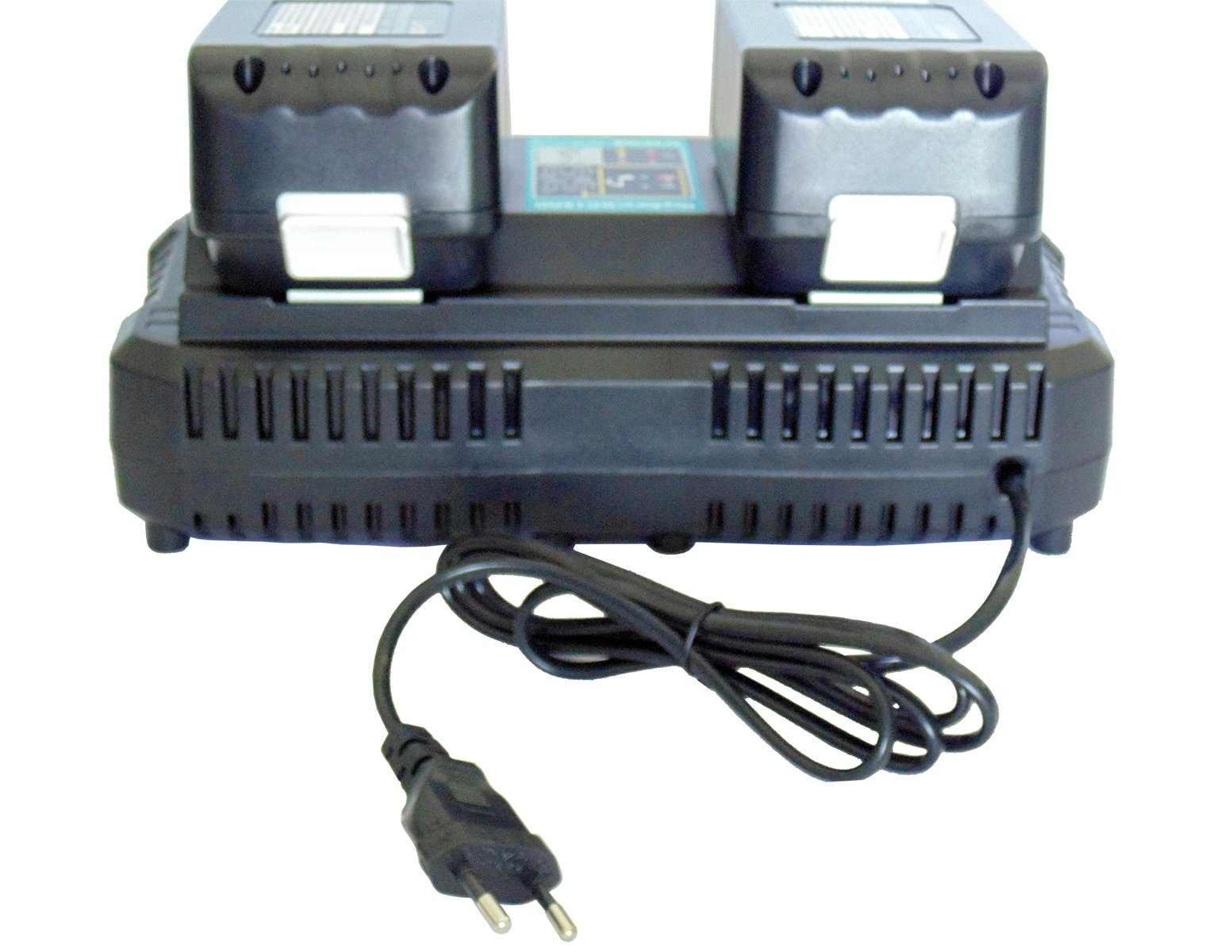YASI MFG Cargador para Makita DC18RD Doble Cargador rápido 14.4 V - 18 V 4 A DC18RA DC18RC para Makita 18V BL1815 BL1830 B BL1840 B BL1850 B & 14.4V BL1415 BL1430 B BL1440 B BL1450 B