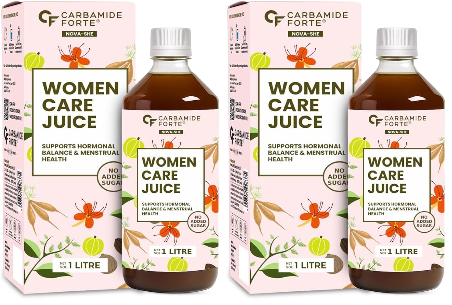 Carbamide Forte She Care Juice for Women | PCOS Supplement & PCOD Ayurvedic Medicine with 17 Ayurvedic Herbs | Supports Hormonal Balance for Women & Period Pain Relief & | She Care Herbal Juice with Shatavari, Ashoka & Methi | 1 Litre-image-45