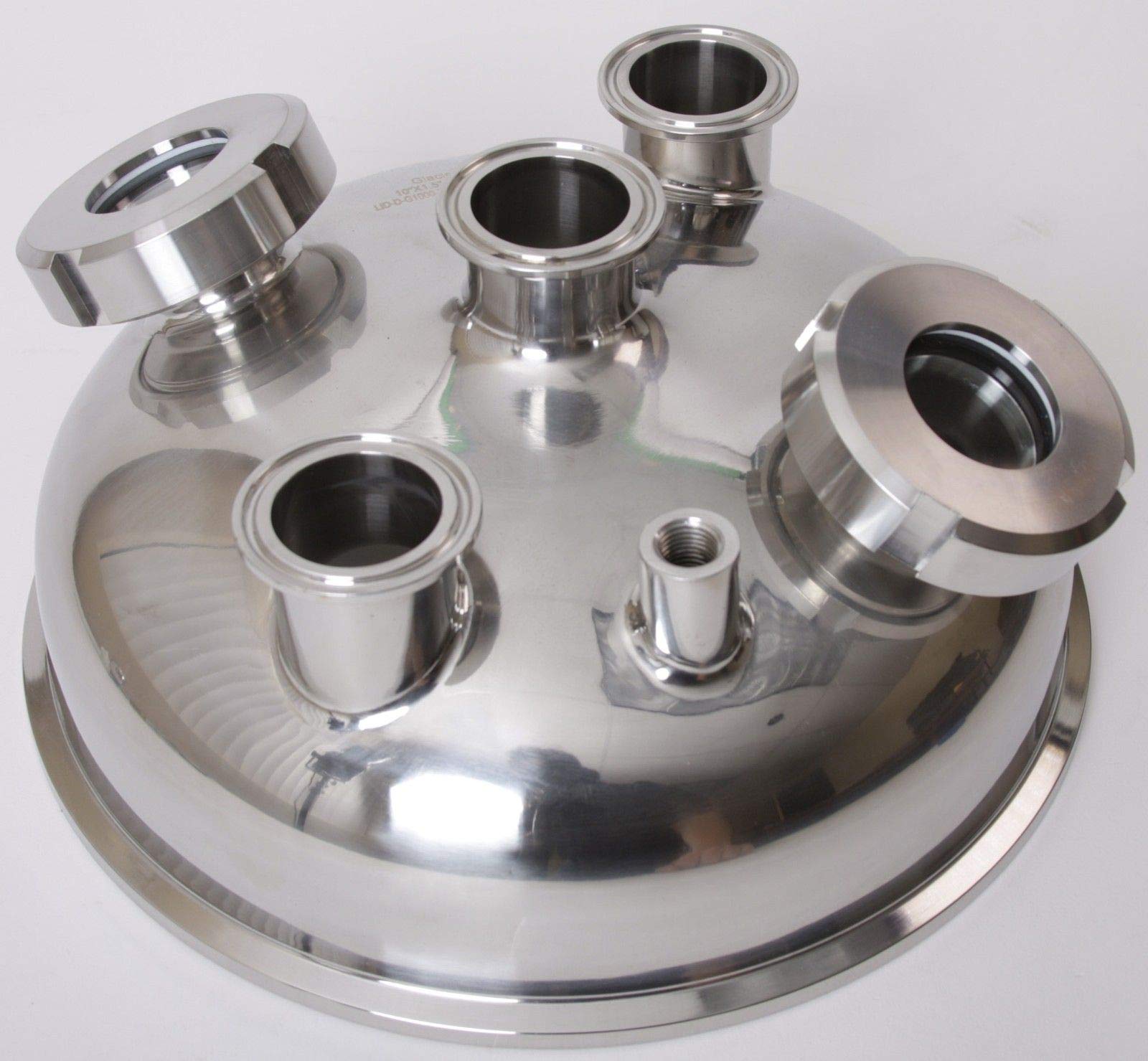 Buy Domed Extraction Tank Lid Tri Clamp 10 inch x (3) 1.5 in