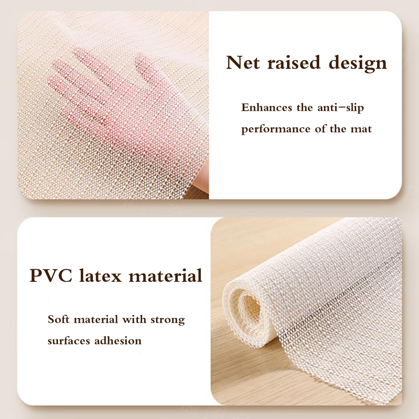 Tapis parquet Anti Glisse tapiss antidérapant,PVC Découpable Anti Glisse Tapis Polyvalent,Tapis Antidérapant Polyvalent,Protection Contre Chutes,pour Tapis,Parquet,Carrelage