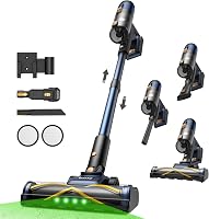 Vexilar Cordless Porszívó 50 kPa, 50 Perc Üzemidő, LED Kijelző, 6az1-ben Szőnyeg és Kemény Padló 1