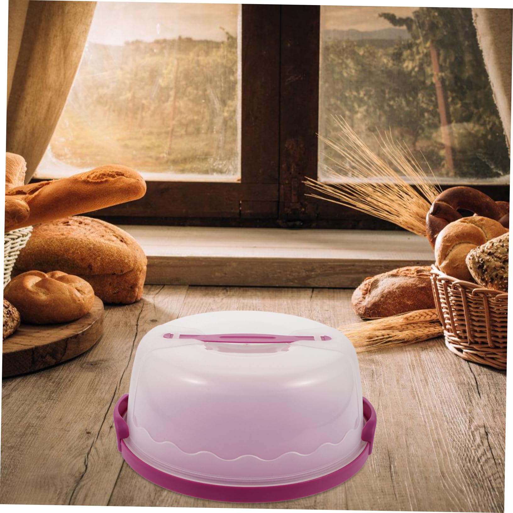 LIFKOME Portable Dessert Box Cake Carrying Box Dessert Container Cake Handheld Storage Birthday Case