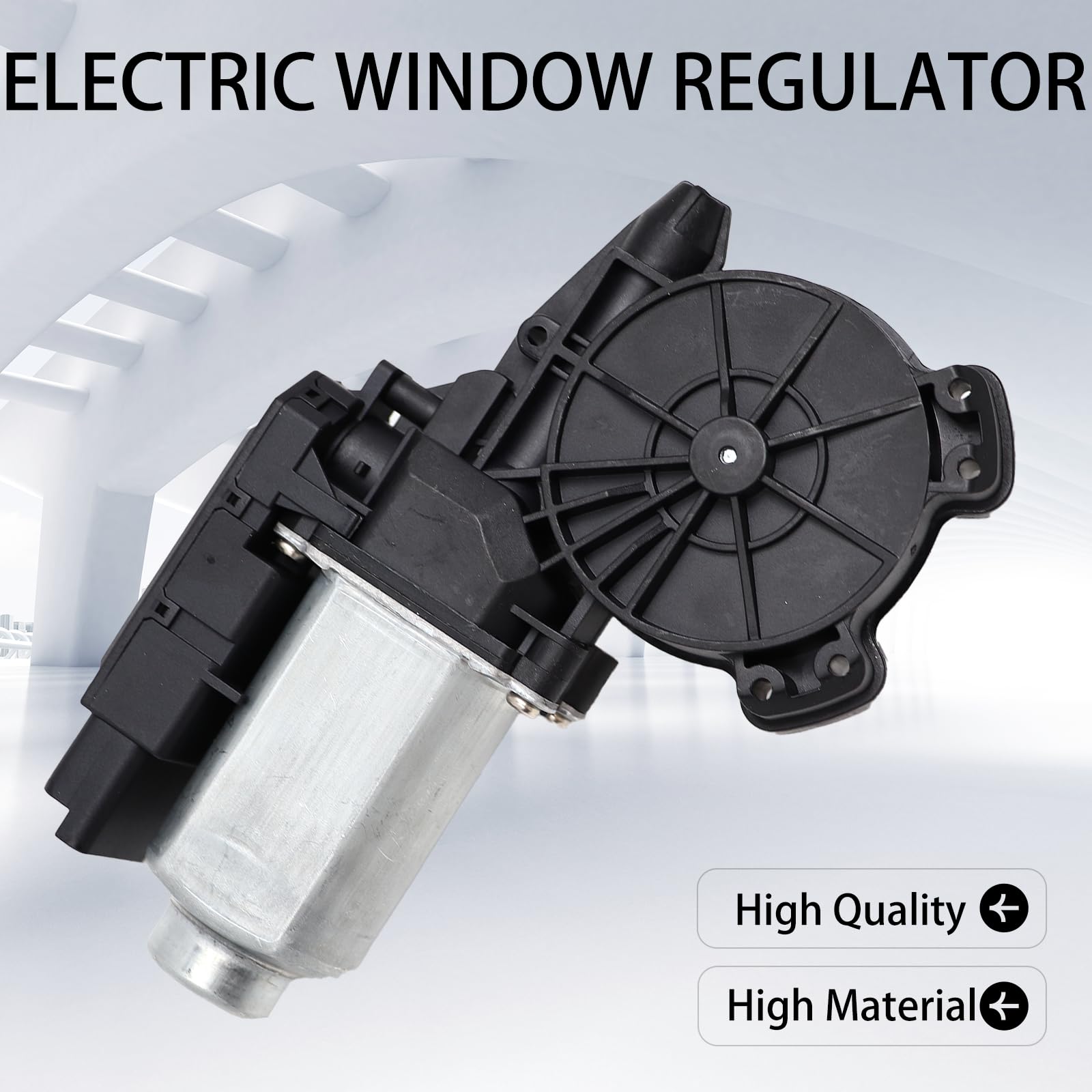 Fensterhebermotor Motor 8200028070 Kompatibel mit Clio 3 Laguna 2 Megane 2 Espace 4 Scenic 2 Elektrischer Fensterheber Vorne Links mit Temic-Modul Elektrischer 8200028068