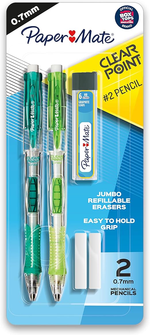Paper Mate Clearpoint Mechanical Pencils 0.7mm, HB 2