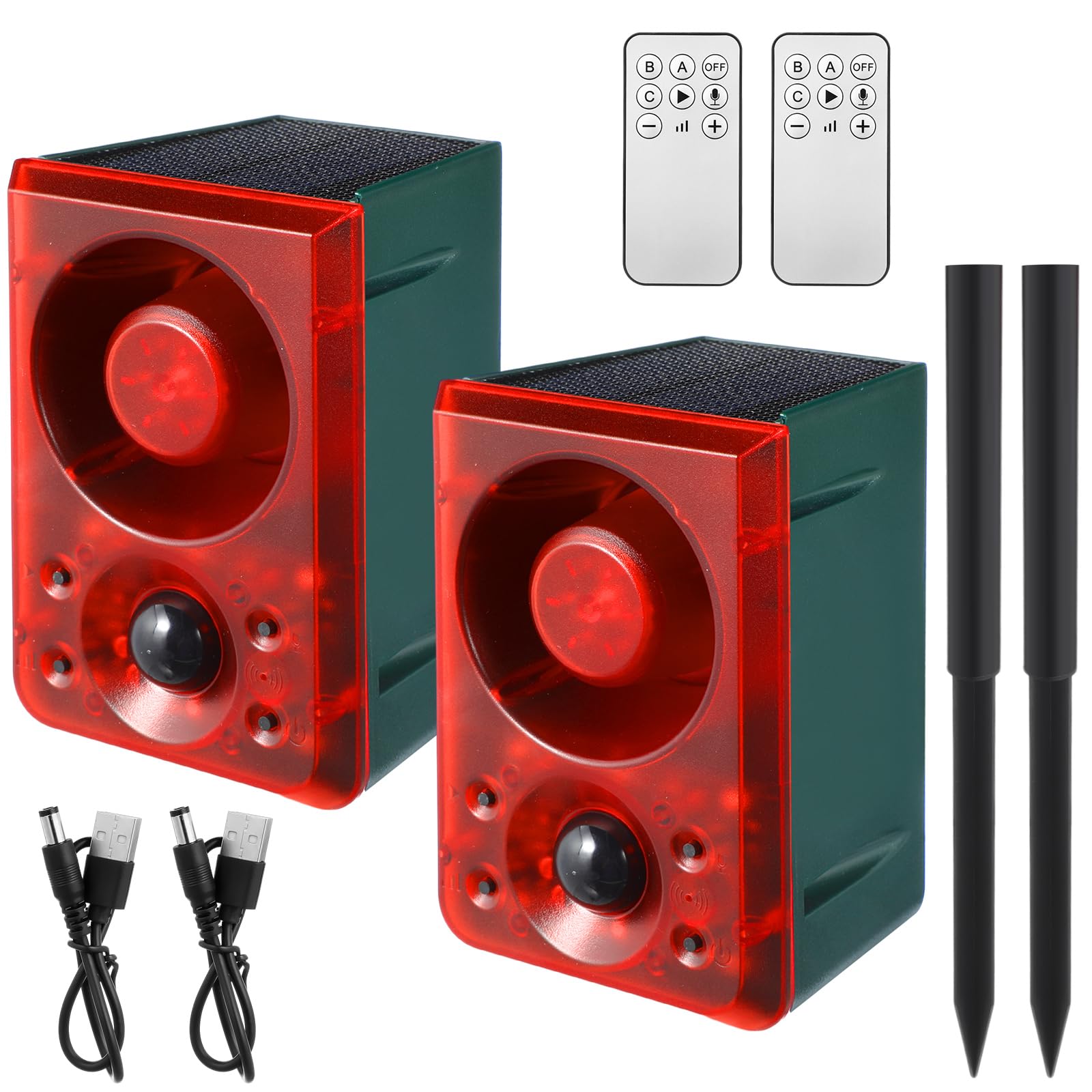 Qualirey Solar Alarm 2-Pack