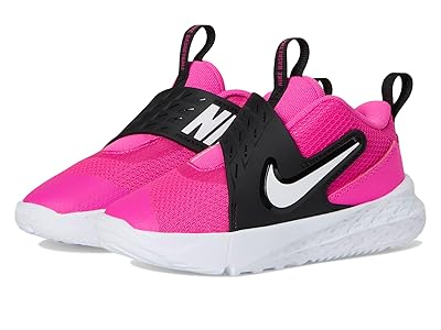 Nike Kids Team Hustle D 12 (Infant/Toddler) Kids Shoes Laser Fuchsia/White/Black : 5 Toddler M, Synthetic