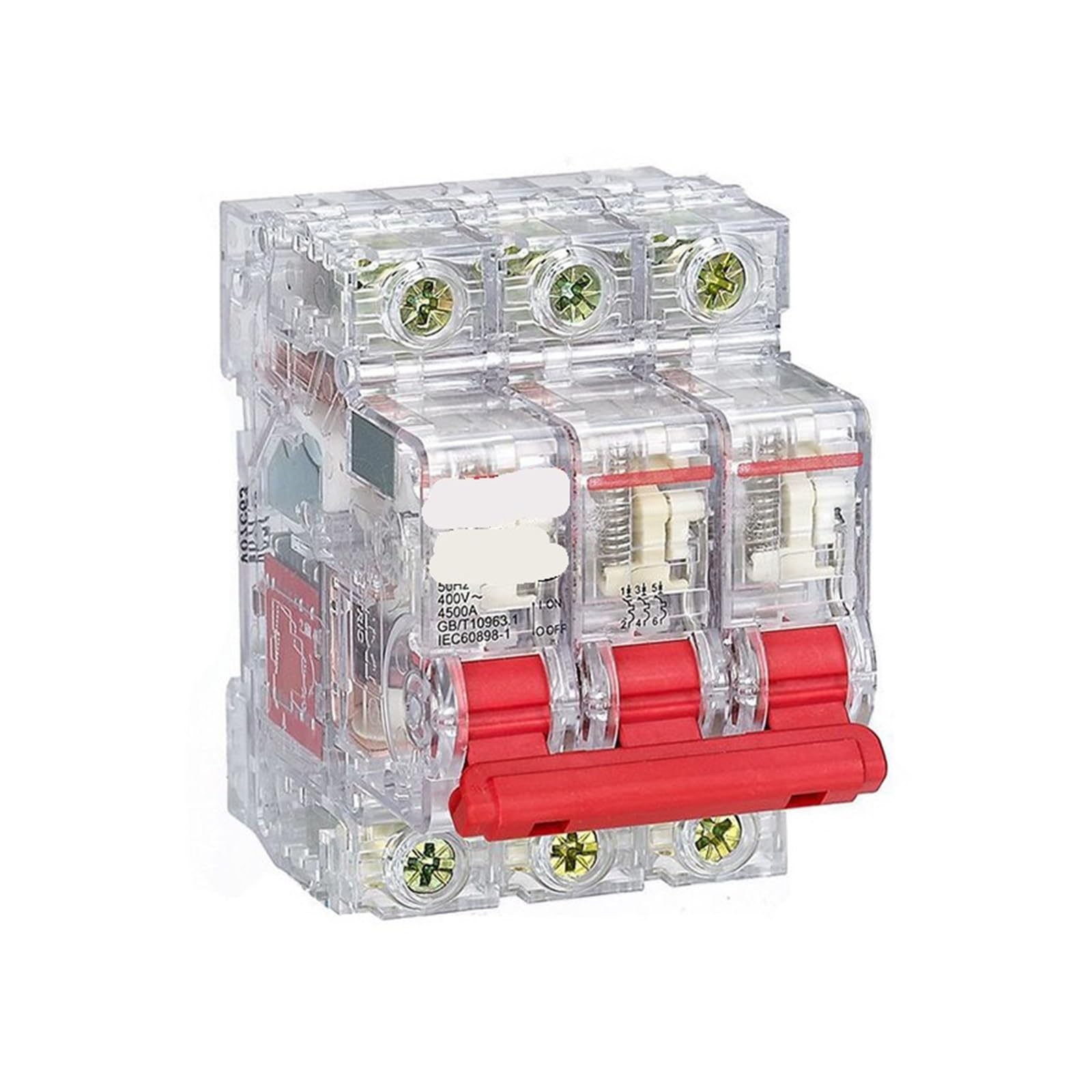 Disjoncteur triphasé DZ47TR MCB type C pour protection de pompe et moteur 63A