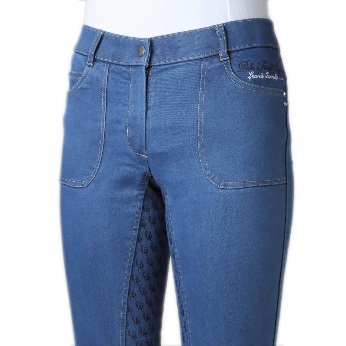 HKM - Reithose -Santa Rosa- Silikon Vollbesatz6100, Pantaloni Unisex - Adulto