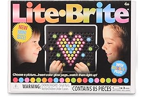 Lite-Brite Mini Glow Art Neon Effect Drawing Board