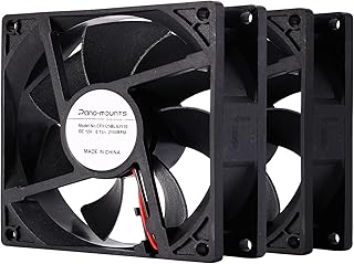 90mm Quiet High Performance Fan 3Pin 2 Wire Computer PC Motherboard CPU Case Fan 12V DC 90mm Low Noise Fan 2000RPM 2-Pack