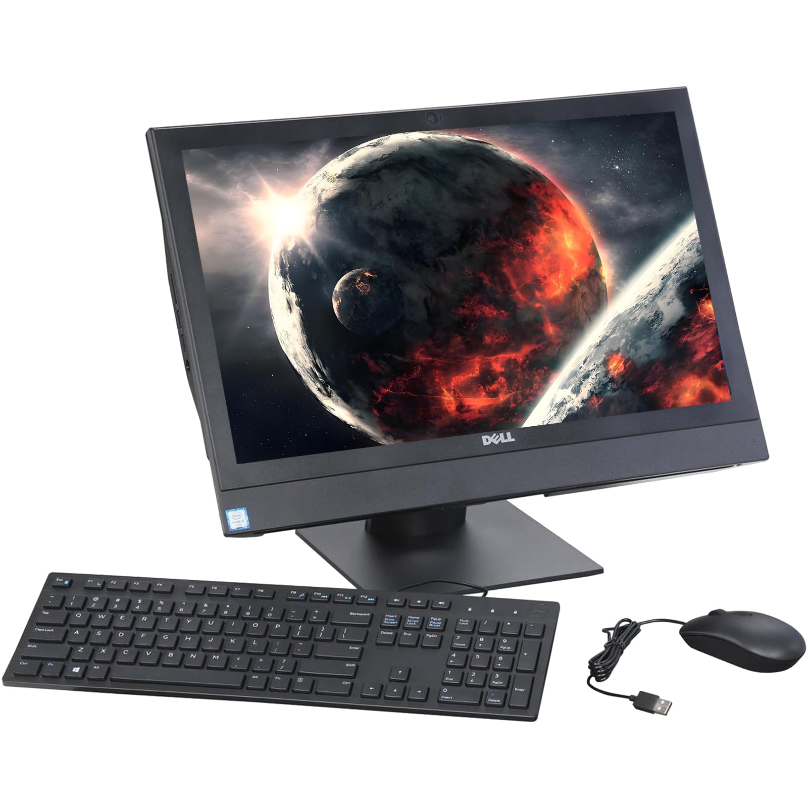 Dell Optiplex 3240 - Ordenador de sobremesa todo en uno, con monitor de 21,5 pulgadas, Intel Core i3-6100, 8 GB de RAM, 256 GB SSD, WiFi, Bluetooth, teclado QWERTY de EE.UU., Windows 11 Pro