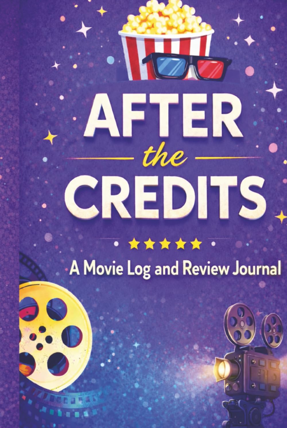 After the Credits: A Movie Log and Review Journal: Movie Ratings, Reviews, Watchlists, and Film Notes