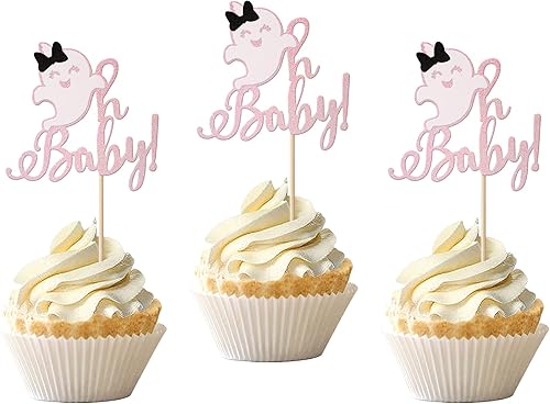 Miniatura 34 de 24 piezas de adornos para cupcakes de Halloween, cuchillo de sangre de terror con purpurina para cupcakes Have a Killer Birthday Cake Decor for