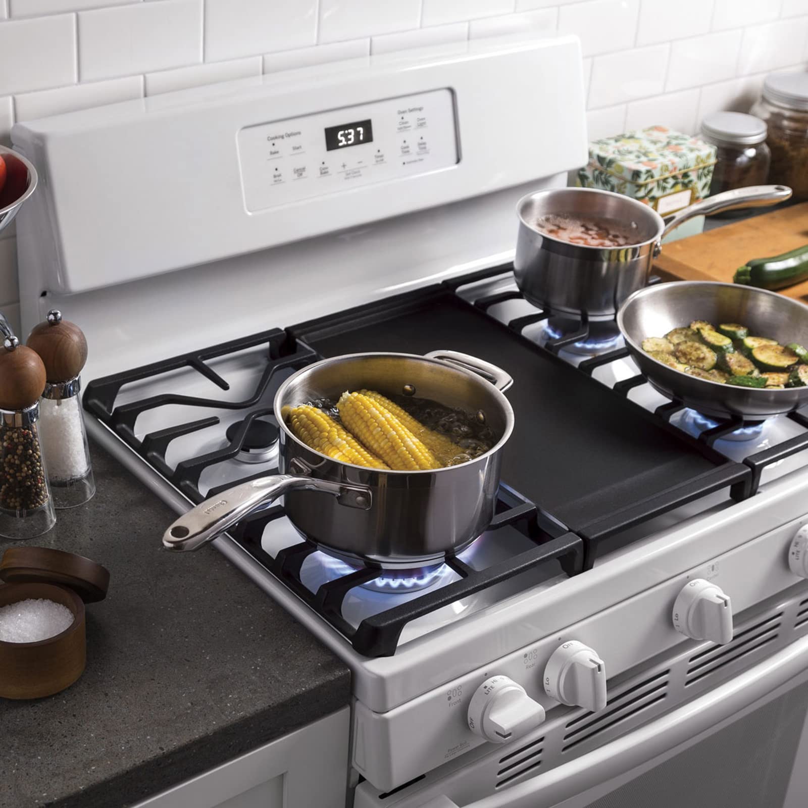 Griddle Pan For Stove Top WB31X27151 Stove Grate Replacement Parts